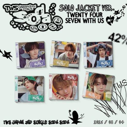 [PRE-ORDER] TWS
2ND JAPAN SINGLE ALBUM 'SODA SODA' (SOLO JACKET EDITION)